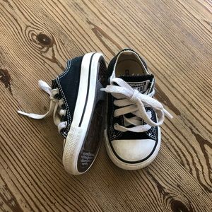 Black Toddler Converse • Size 5